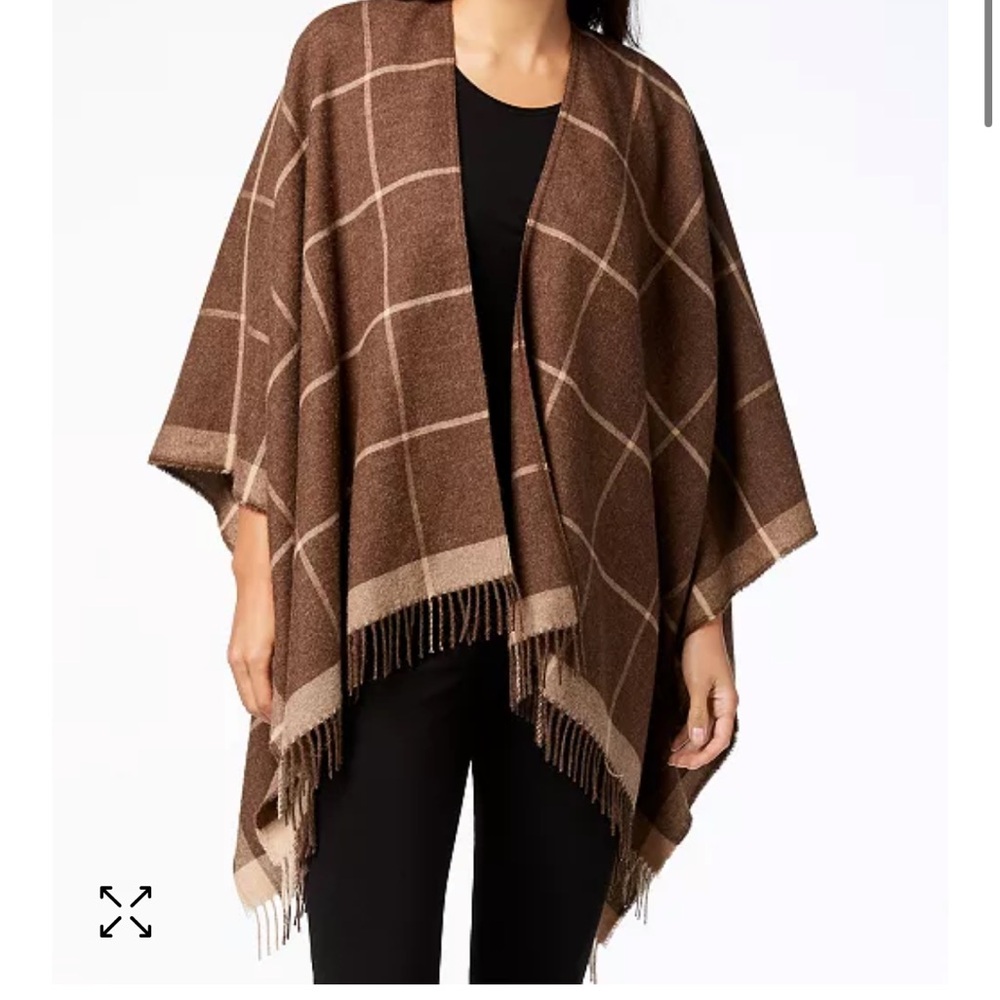 NWT Eileen Fisher Alpaca Poncho - Picture 4 of 4